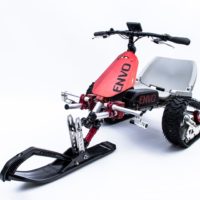 ENVO Electric SnowKart, completely battery-operated vehicle, independent e-brake